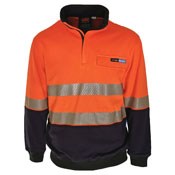 HiVis 1/2 Zip FR HRC2 D/N Jumper