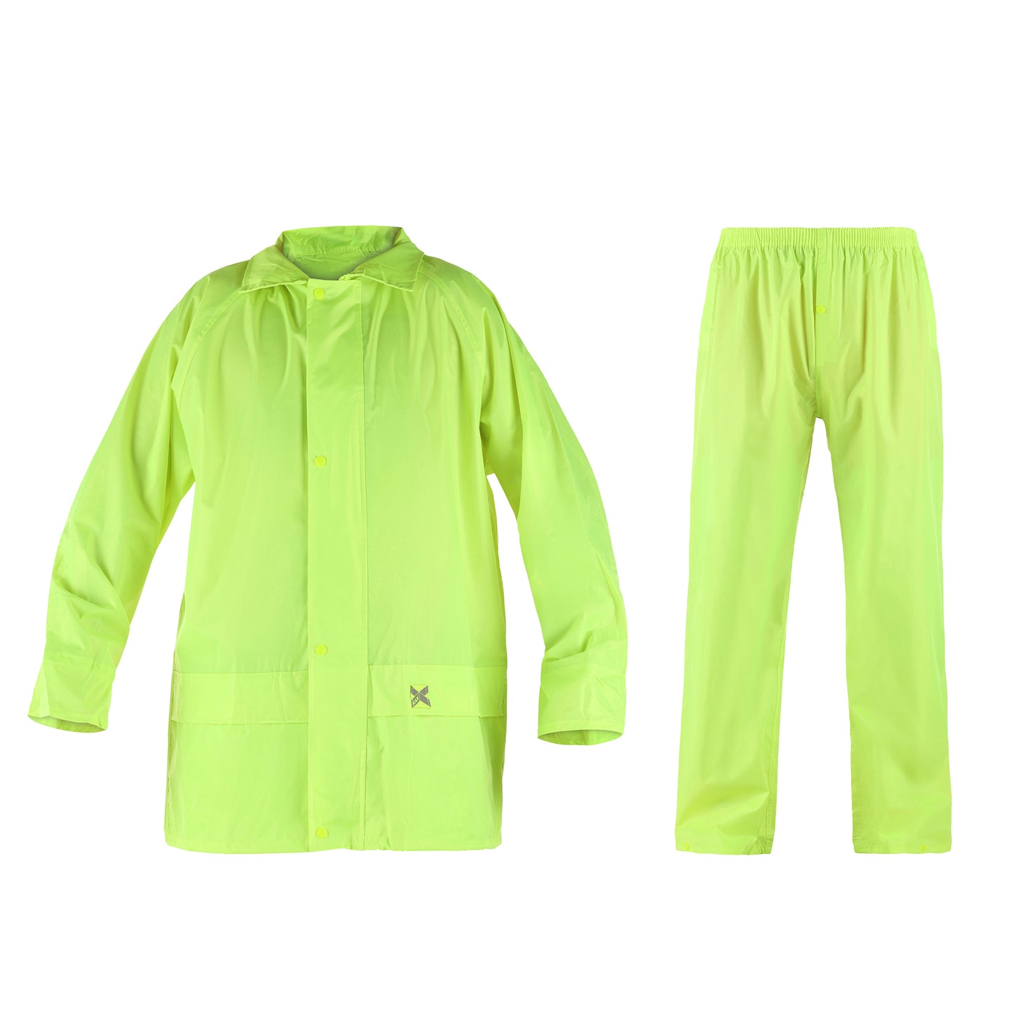 XAX WPKIT HI VIS WATERPROOF PVC/NYLON RAINWEAR SET