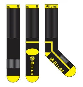 ATLAS FWSK2 TECH POLY/COTTON WORK SOCK - 3 PACK