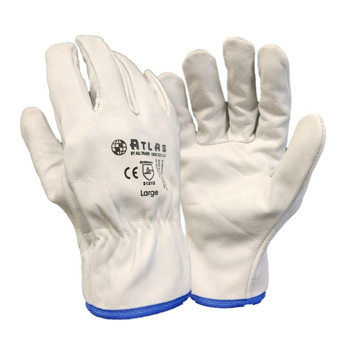 ATLAS ATG140 RIGGER GLOVE NATURAL FULL GRAIN