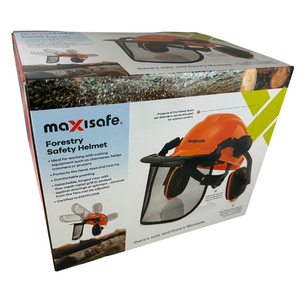 MAXISAFE HFK563 FORESTRY KIT WITH HARD HAT, MESH VISOR & EARMUFFS