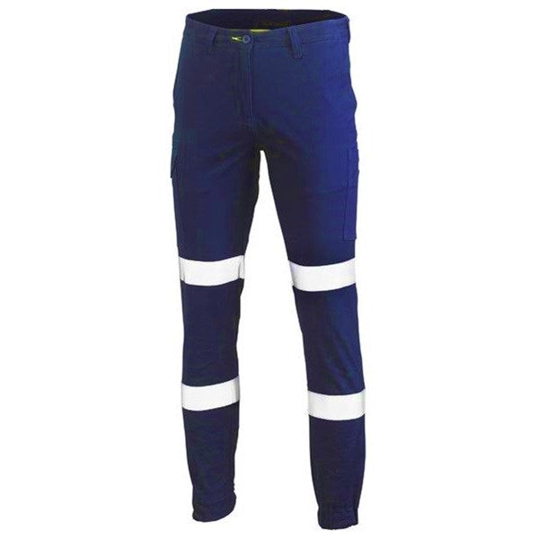 ATLAS AW1006R REFLECTIVE STRETCH CUFFED CARGO TROUSERS-DOUBLE HOOP