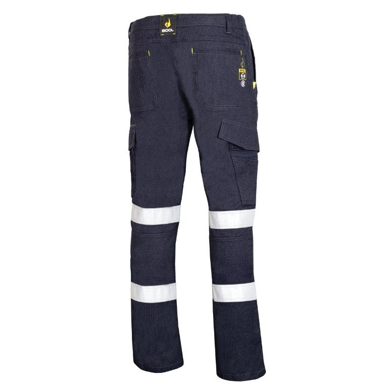BOOL BW1560T2 REGULAR WEIGHT PPE2 FR TAPERED FIT CARGO TROUSERS TAPED