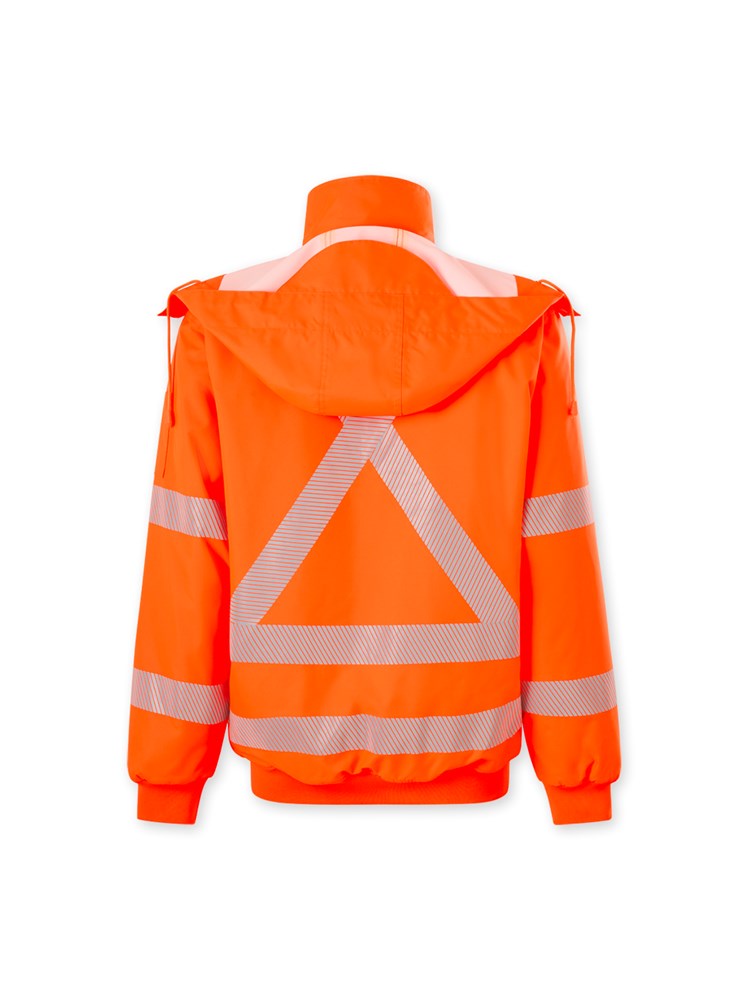 KING GEE K55045 ORIGINALS NSW RAIL HI VIS BOMBER JACKET