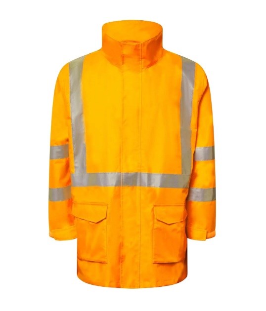 WORKCRAFT WW9028 NSW RAIL HI VIS REFLECTIVE 4-IN-1 JACKET WITH X PATTERN