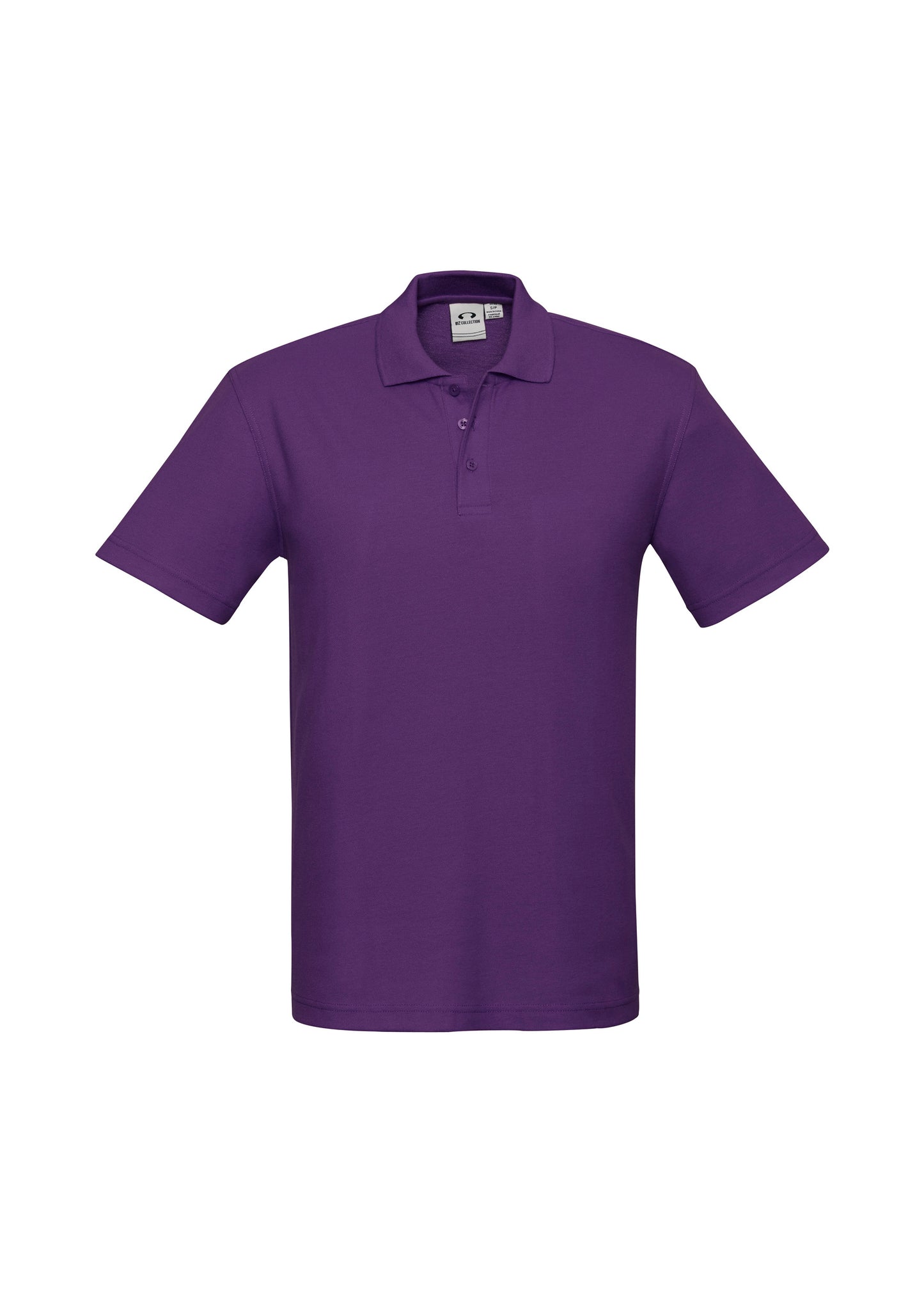 BIZ COLLECTION P400MS S/SL CREW CLASSIC PIQUE POLO