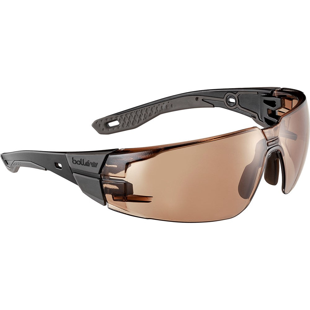 BOLLE RUSPSN30A RUSH+ 2.0 SMALL PLATINUM ASAF SAFETY GLASSES