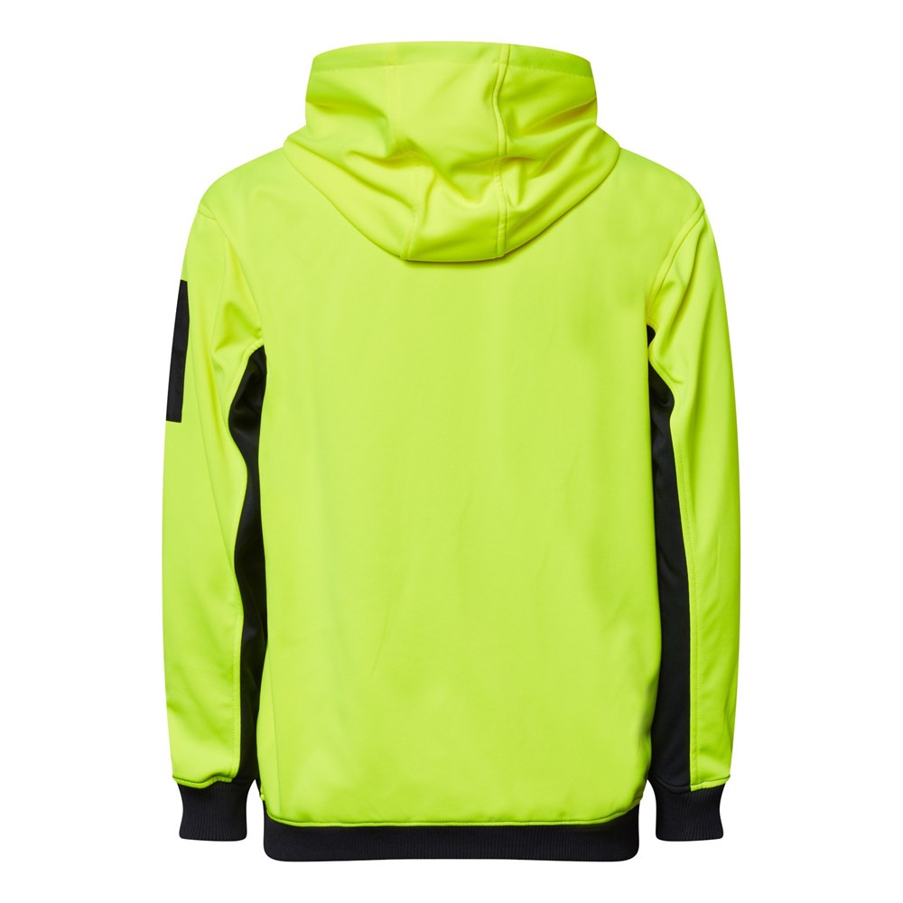 WORKCRAFT WT8017 HI VIS TWO TONE HOODIE WITH ZIP