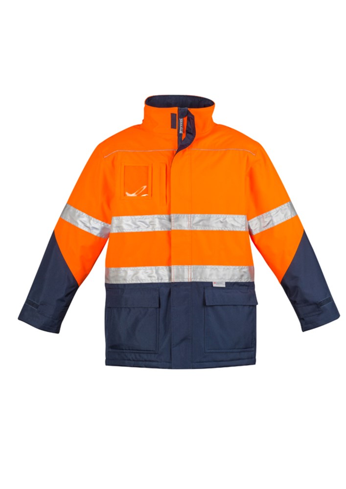 SYZMIK ZJ350 MENS REFLECTIVE HI VIS STORM JACKET