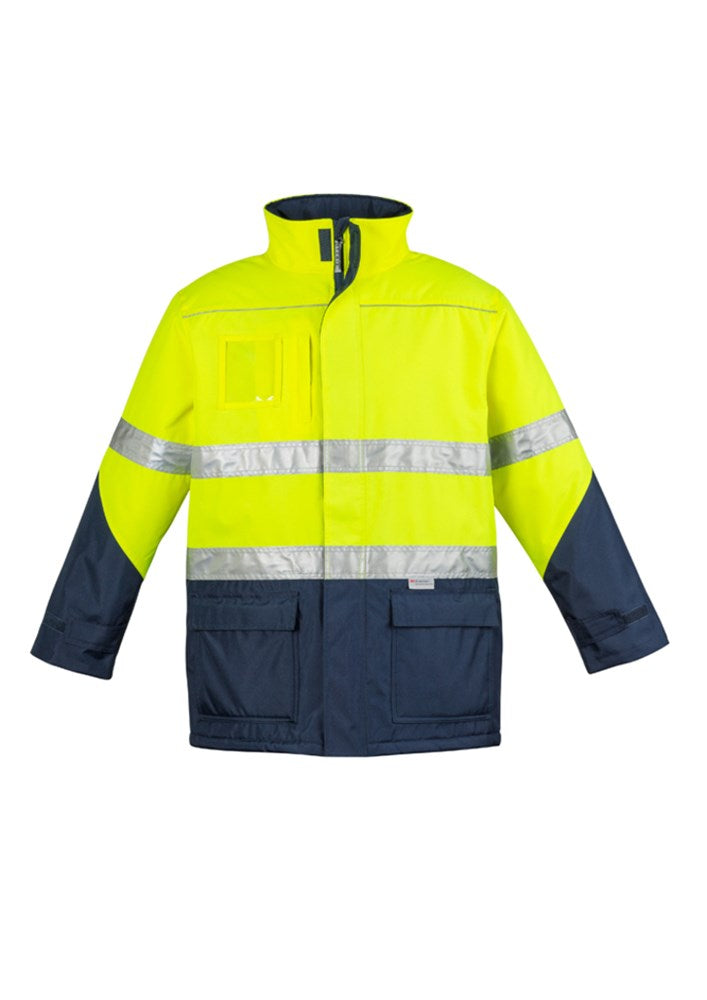 SYZMIK ZJ350 MENS REFLECTIVE HI VIS STORM JACKET