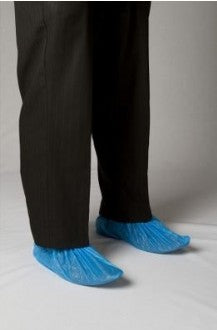 BASTION CHLORINATED POLYETHYLENE SHOE COVER-WATERPROOF-BLUE