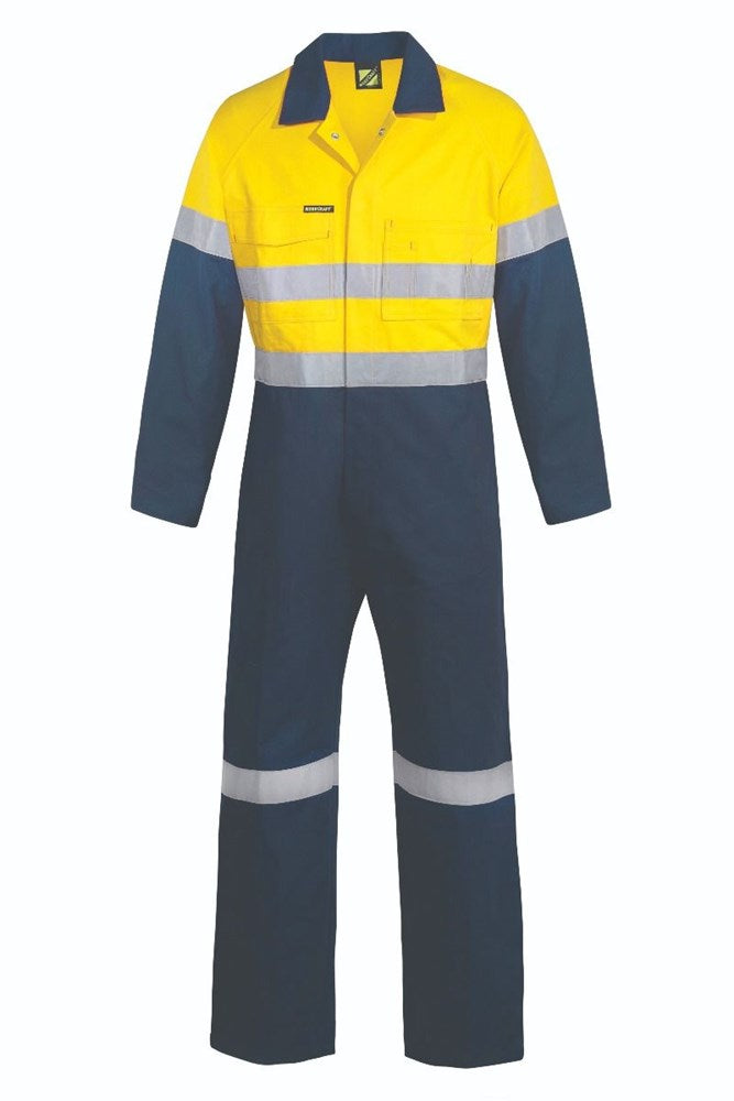 WORKCRAFT WC6093 REFLECTIVE HIVIS COVERALLS