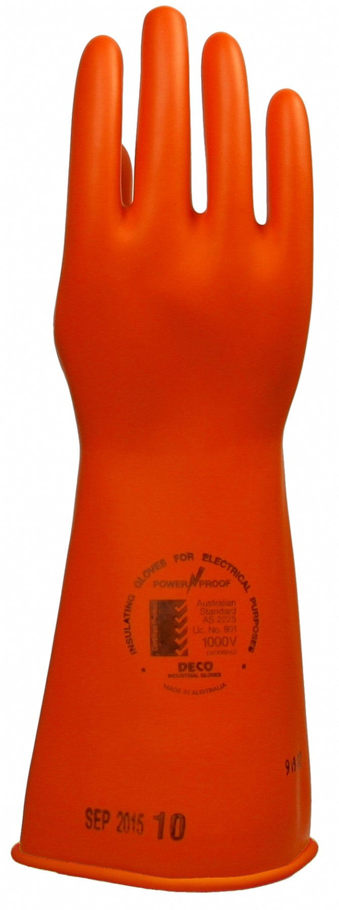 DECO 1000 VOLT TESTED ELECTRICAL GLOVES 360MM AS2225