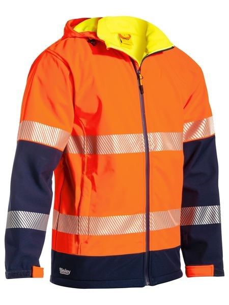 BISLEY BJ6934T REFLECTIVE HI VIS RIPSTOP SOFTSHELL JACKET