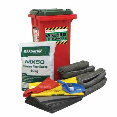 MAXSORB MAX120GP 120L GENERAL PURPOSE SPILL KIT