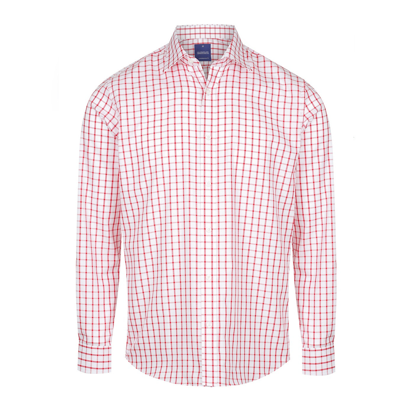GLOWEAVE 1712L L/SL OXFORD WINDOW PANE CHECK SHIRT
