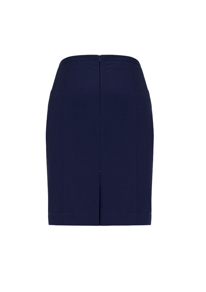 BIZ CORPORATES 20720 SIENA WOMENS FRONT PLEAT DETAIL STRAIGHT SKIRT