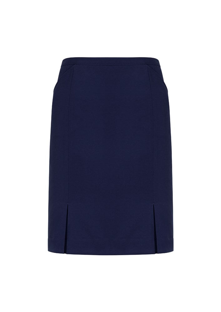 BIZ CORPORATES 20720 SIENA WOMENS FRONT PLEAT DETAIL STRAIGHT SKIRT