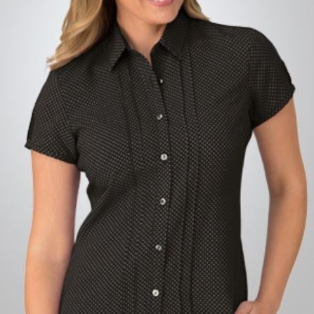 CITY COLLECTION 2173 S/SL CITY STRETCH SPOT BLOUSE