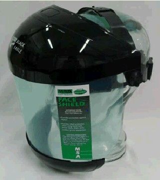 MSA 227500CL BLACK EAGLE BROWGUARD FACE SHIELD