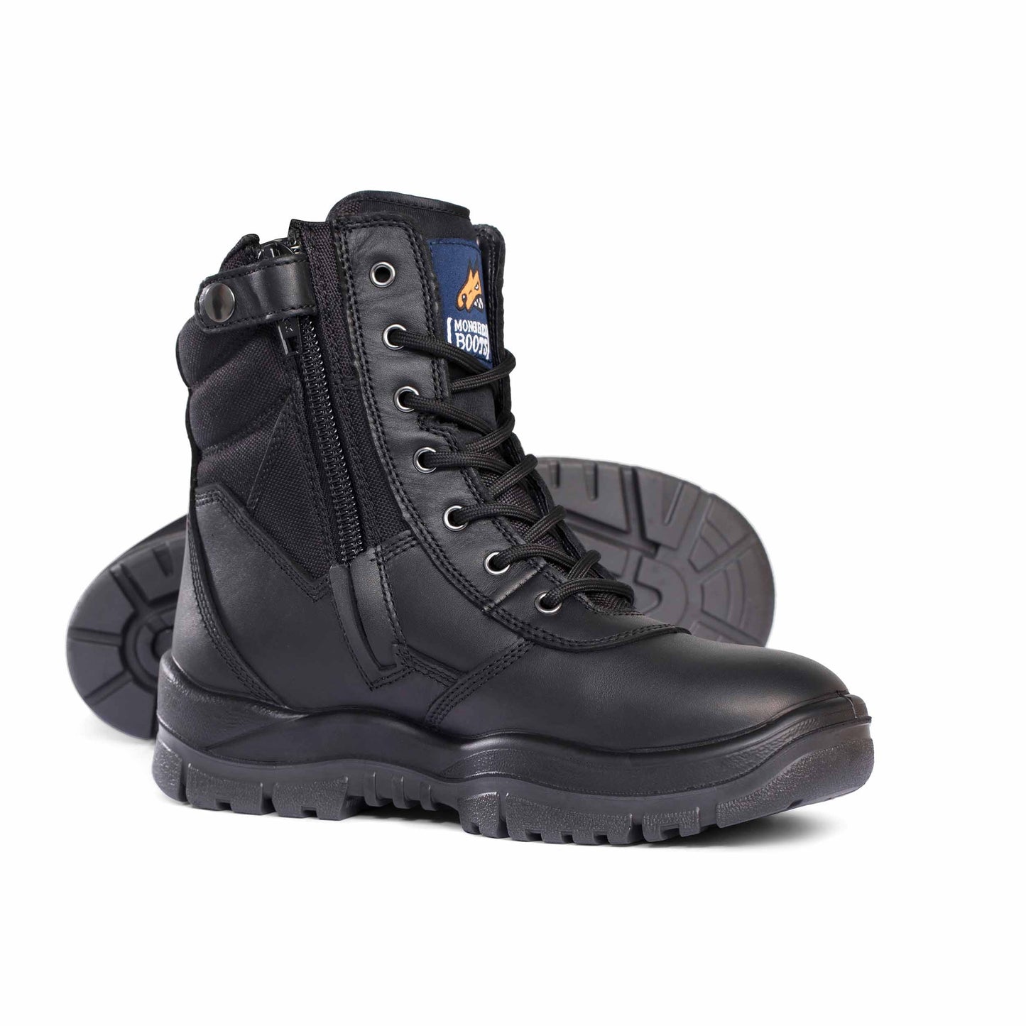 MONGREL 951020 WORK BOOTS - ZIP SIDE