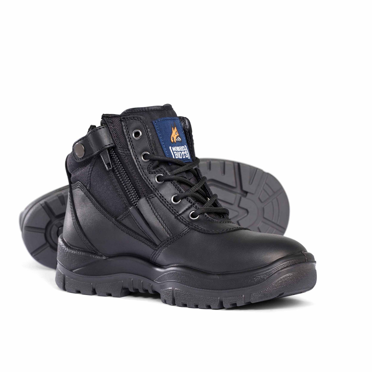 MONGREL 961020 WORK BOOTS - ZIP SIDE