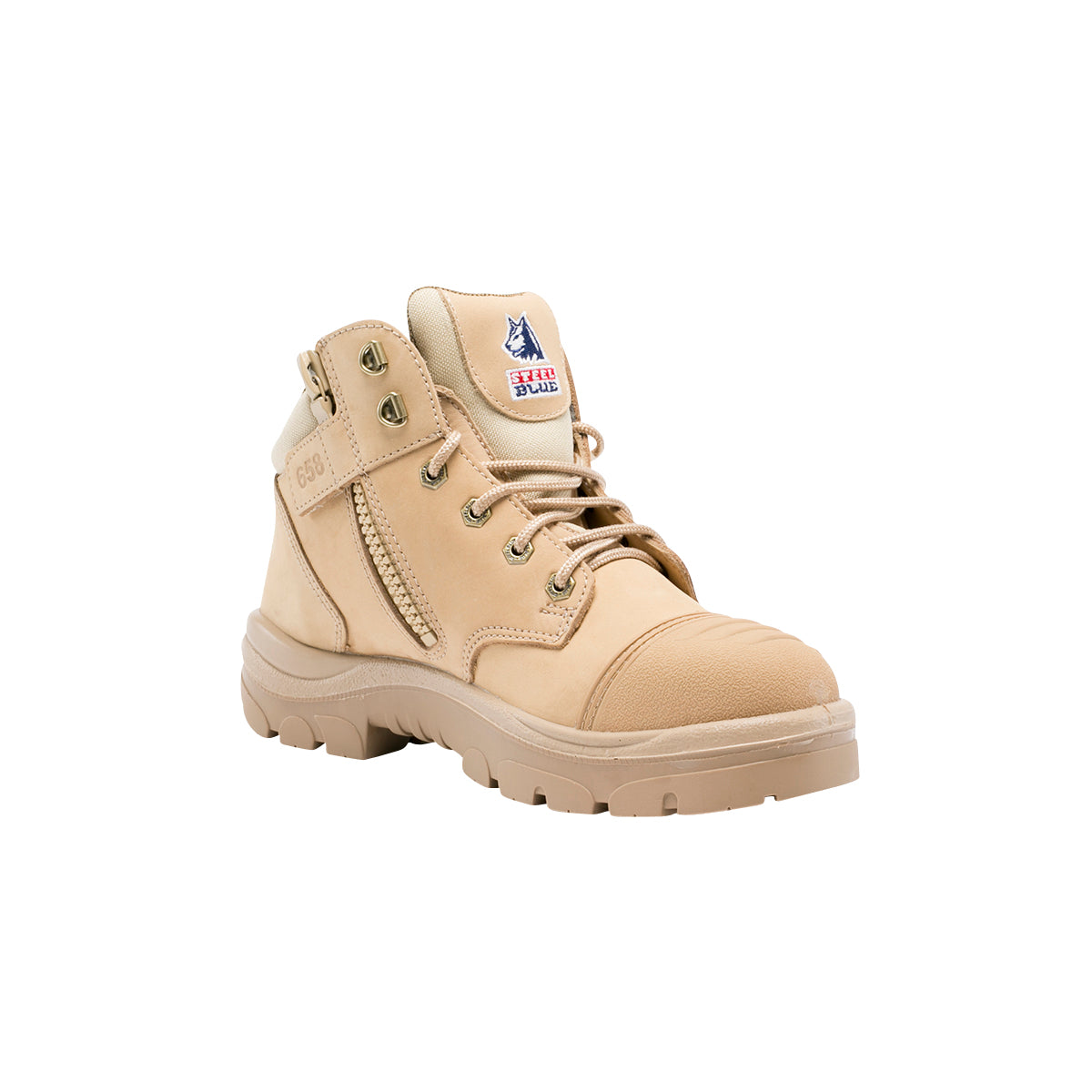 STEEL BLUE 312658 PARKES ZIP SCUFF CAP SAFETY BOOTS