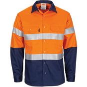DNC 3409 PATRON SAINT L/S REFLECTIVE HI VIS FR/ARC RATED DRILL SHIRT