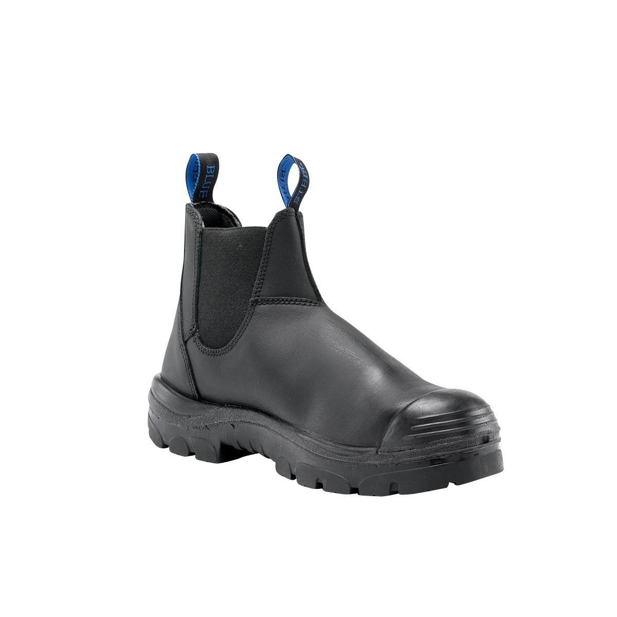 STEEL BLUE 382101 HOBART NITRILE/BUMP CAP/PR MIDSOLE SAFETY BOOT-SLIP ON