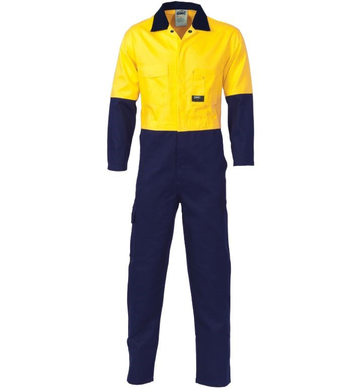 DNC 3852 HI-VIS COOL-BREEZE 2 TONE LIGHT WEIGHT COVERALLS