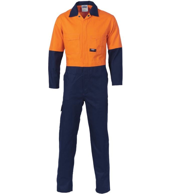 DNC 3852 HI-VIS COOL-BREEZE 2 TONE LIGHT WEIGHT COVERALLS