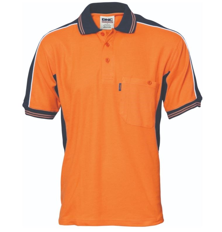 DNC 3895 S/SL CONTRAST PANEL POLO