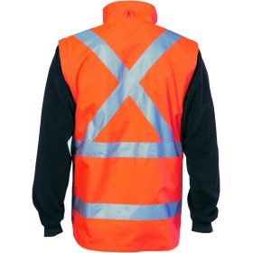 DNC 3797 BIO MOTION REFLECTIVE HI VIS 6-IN-1 CROSS BACK JACKET - NSW RAIL COMPLIANT
