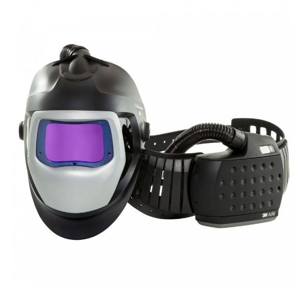 3M SPEEDGLAS 507726 WELDING HELMET 9100XXI AIR WITH ADFLO POWERED AIR WELDING RESPIRATOR