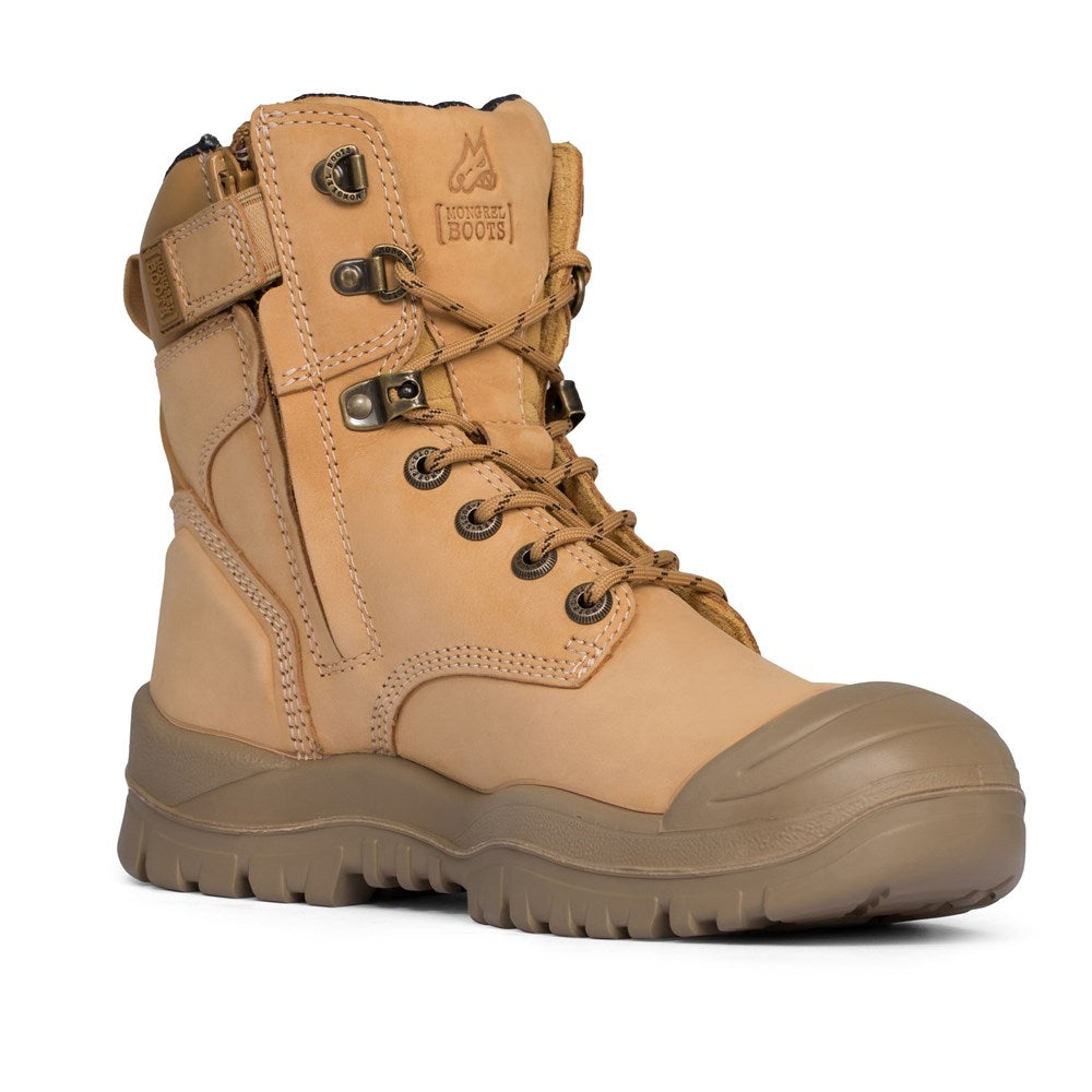 MONGREL 561050 HIGH ANKLE ZIPSIDER SAFETY BOOTS