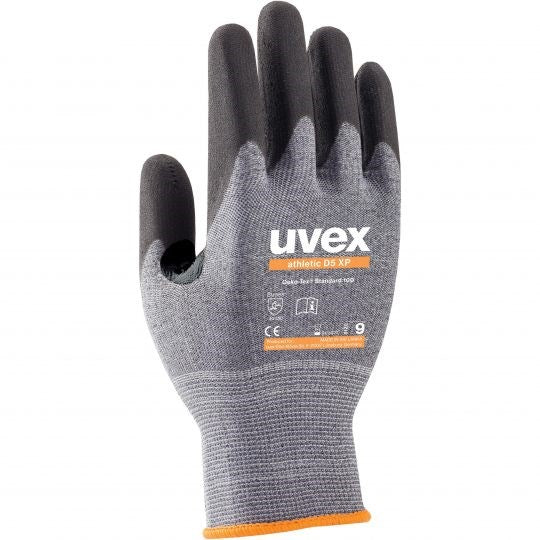 UVEX ATHLETIC D5 XP 6649 CUT PROTECTION GLOVES