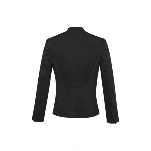 BIZ CORPORATES 61610 ROCOCO LADIES COLLARLESS SINGLE BUTTON JACKET