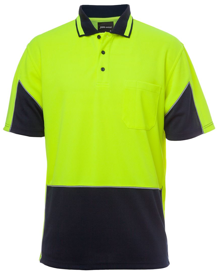 JB'S S/SL HI-VIS MICROMESH GAP POLO