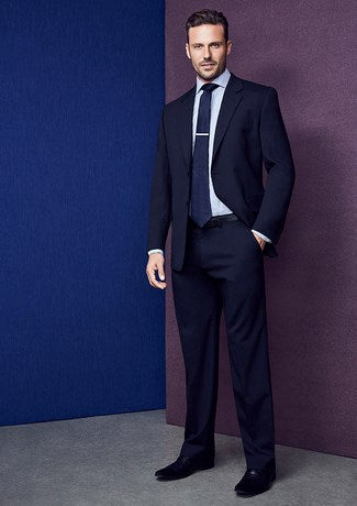 BIZ CORPORATES 74012 FLAT FRONT TROUSERS-COMFORT WOOL STRETCH