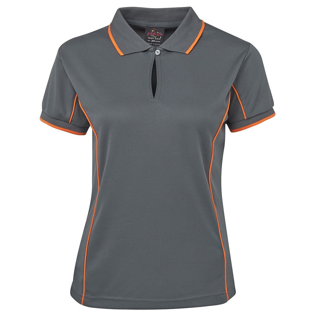 JB'S PODIUM 7LPI S/SL LADIES PIPING POLO
