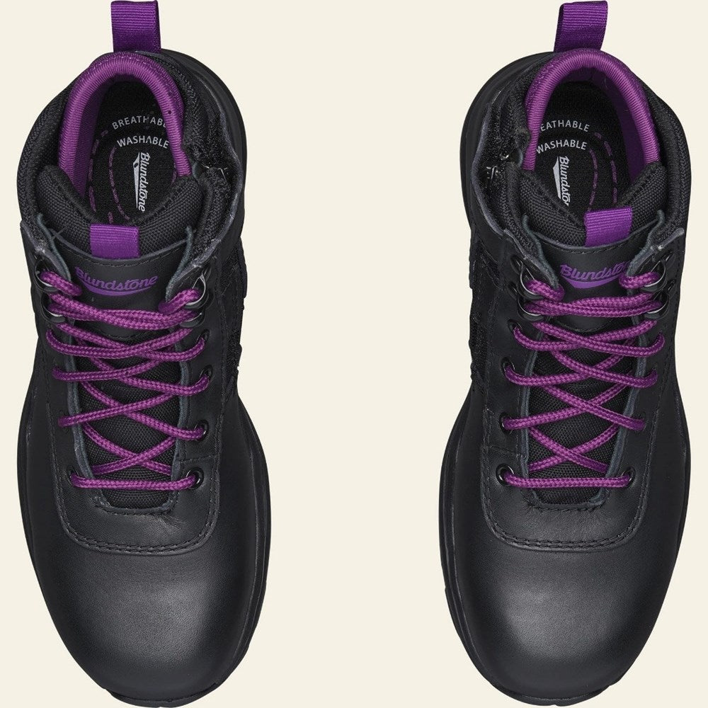 BLUNDSTONE 887 WOMENS SAFETY BOOTS - ZIP SIDE