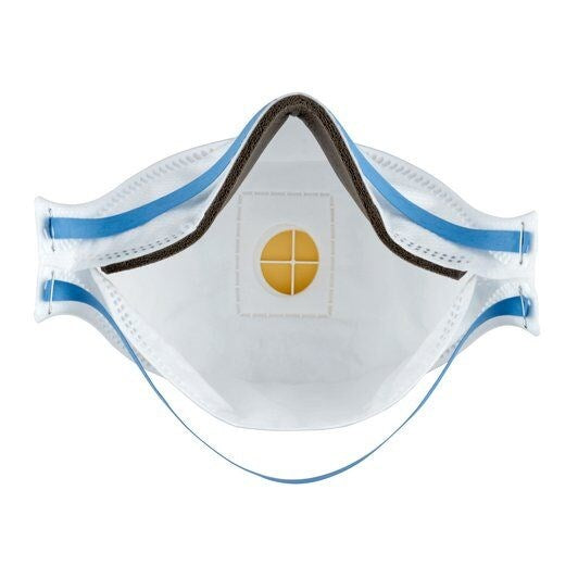 3M PARTICULATE RESPIRATOR DUST MASKS - 9322A+ P2 FLAT FOLD