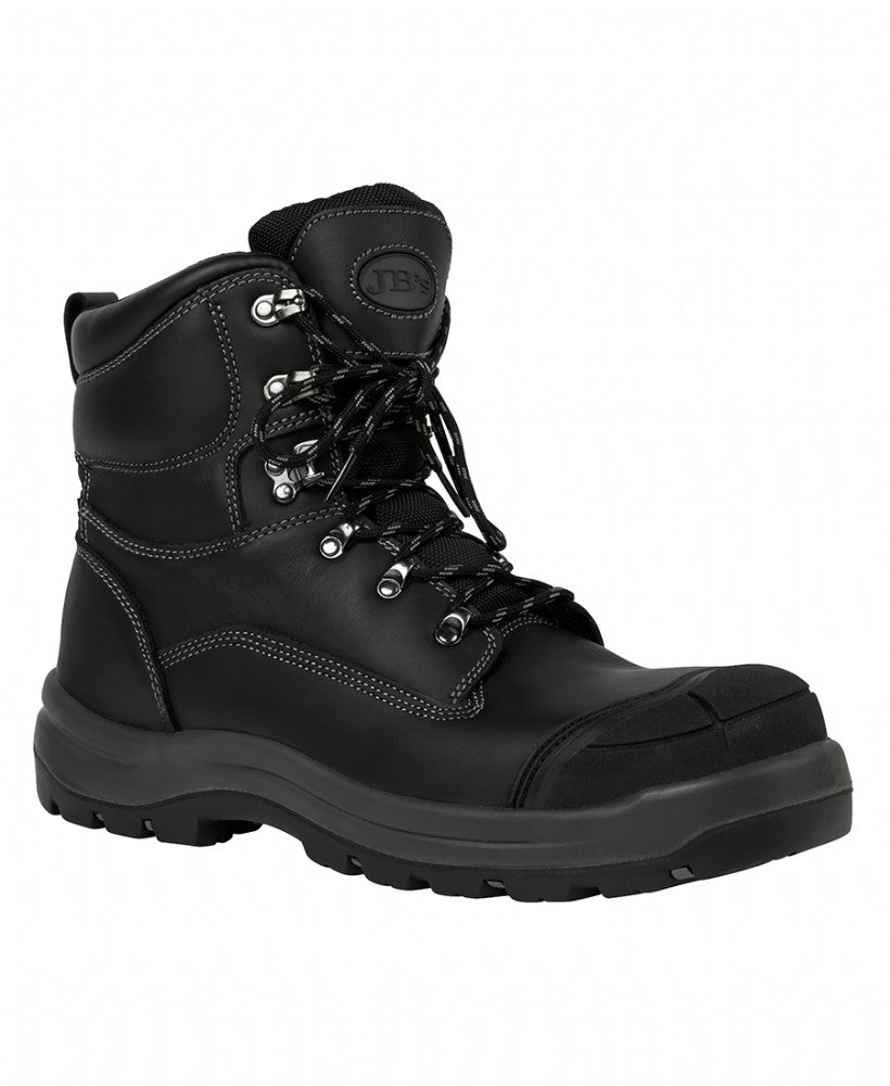J.B'S 9F1 ROADTRAIN L/UP SAFETY BOOTS - ZIP SIDE