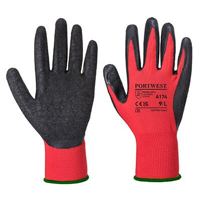 PORTWEST A174 FLEX GRIP LATEX GLOVE