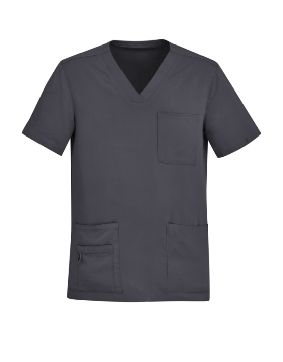 BIZ CARE CST945MS MENS V-NECK SCRUB TOP