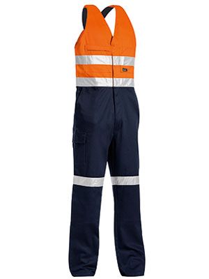 BISLEY BAB0359T REFLECTIVE HI VIS ACTION BACK OVERALLS