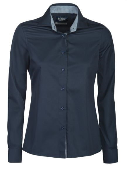 JAMES HARVEST BALTIMORE LADIES L/SL FITTED BLOUSE