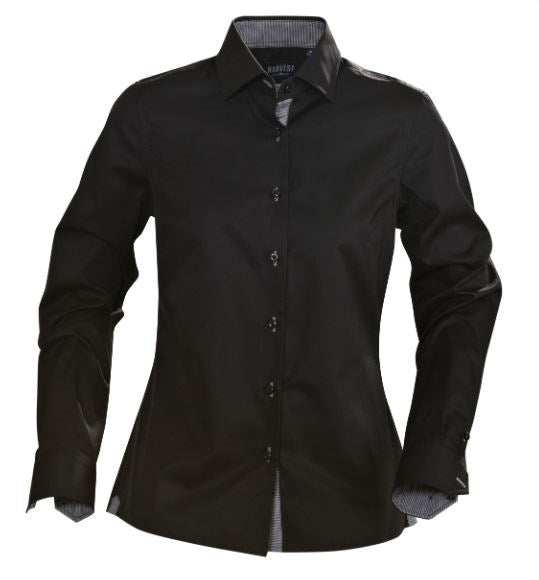 JAMES HARVEST BALTIMORE LADIES L/SL FITTED BLOUSE