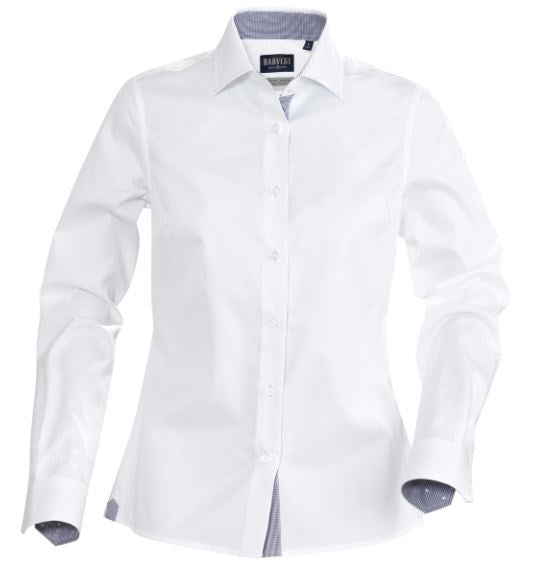 JAMES HARVEST BALTIMORE LADIES L/SL FITTED BLOUSE