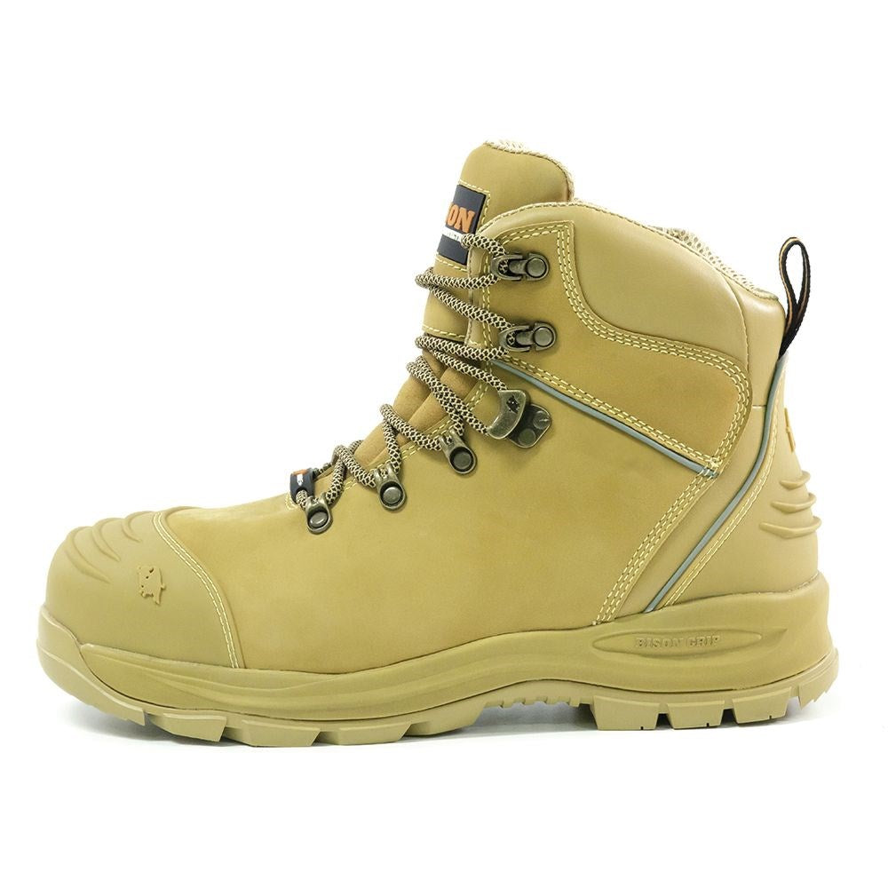 BISON XT ANKLE LACE UP SAFETY BOOT WITH ZIP